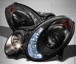 Передняя оптика черная AMG style для MERCEDES-BENZ W211 E320 E350 E550